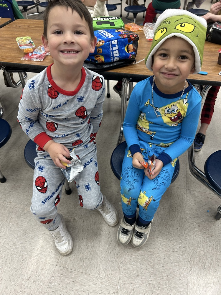 students in pjs 