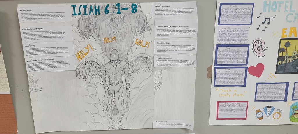 Students in AP English Language and Composition created a "Portrait of a Speaker," analyizng how different types of writers create their works. Since rhetoric is the art of persuasion (and rhetoric is everywhere), the students were allowed to choose anything from songs to albums to speeches to short stories to movies. The result is a variety of works representing the student's diverse interests!