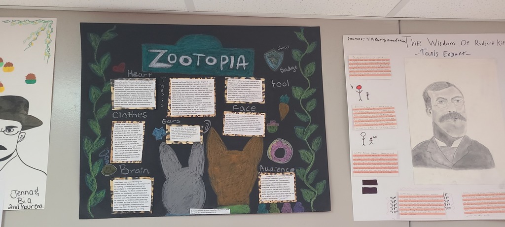 Students in AP English Language and Composition created a "Portrait of a Speaker," analyizng how different types of writers create their works. Since rhetoric is the art of persuasion (and rhetoric is everywhere), the students were allowed to choose anything from songs to albums to speeches to short stories to movies. The result is a variety of works representing the student's diverse interests!