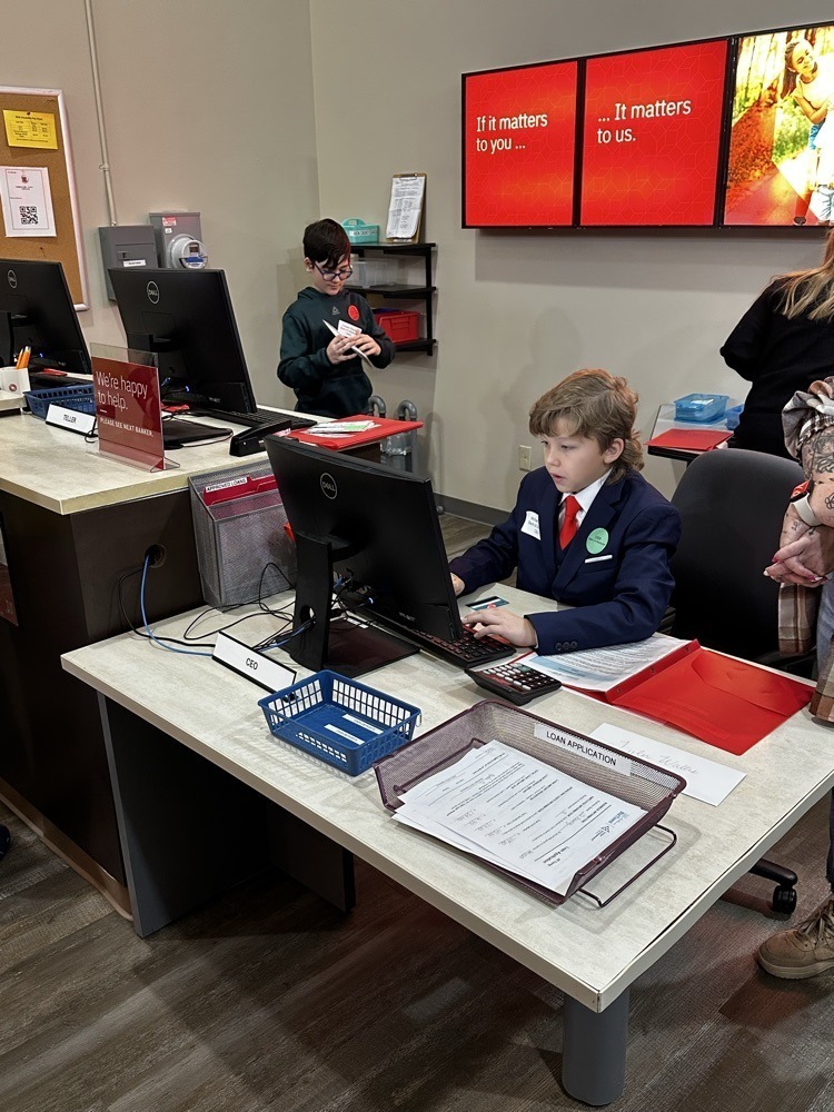 Fifth Graders at JA BizTown