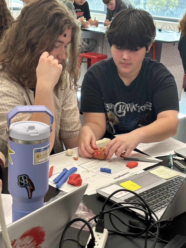 Biomedical Innovations in Action! Our Biomedical capstone students have been hard at work creating anatomically correct, functioning heart models out of clay! This hands-on challenge pushed students to design models that actually show how blood flows through the heart. By building and testing their own creations, students reinforced key anatomy concepts while bringing complex biological processes to life. Innovation, creativity, and learning—all in one project!