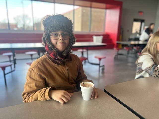 Claremont fourth grade hot cocoa party.