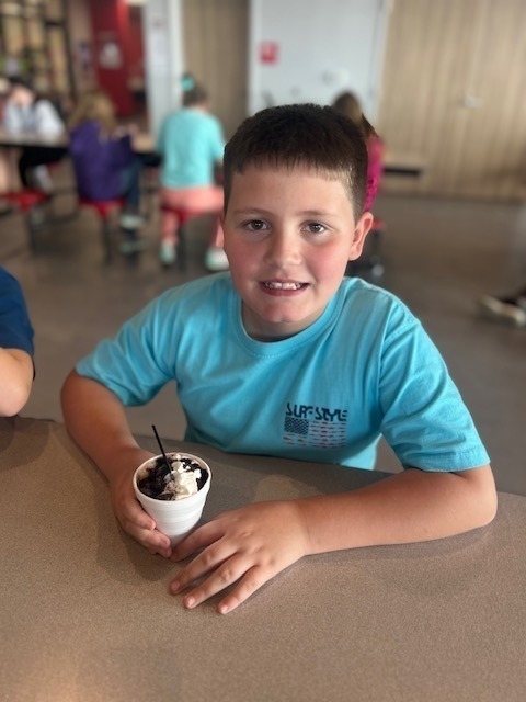 Claremont fourth grade hot cocoa party.