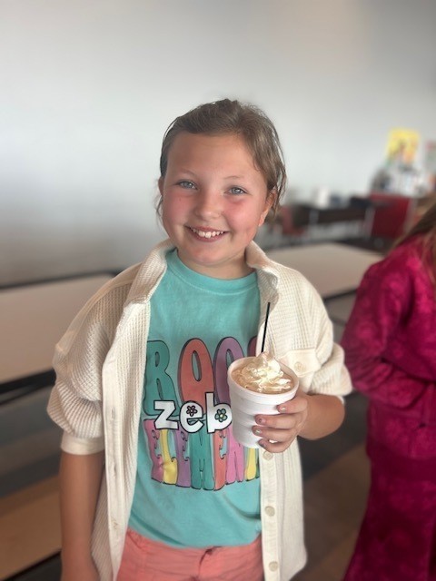 Claremont fourth grade hot cocoa party.