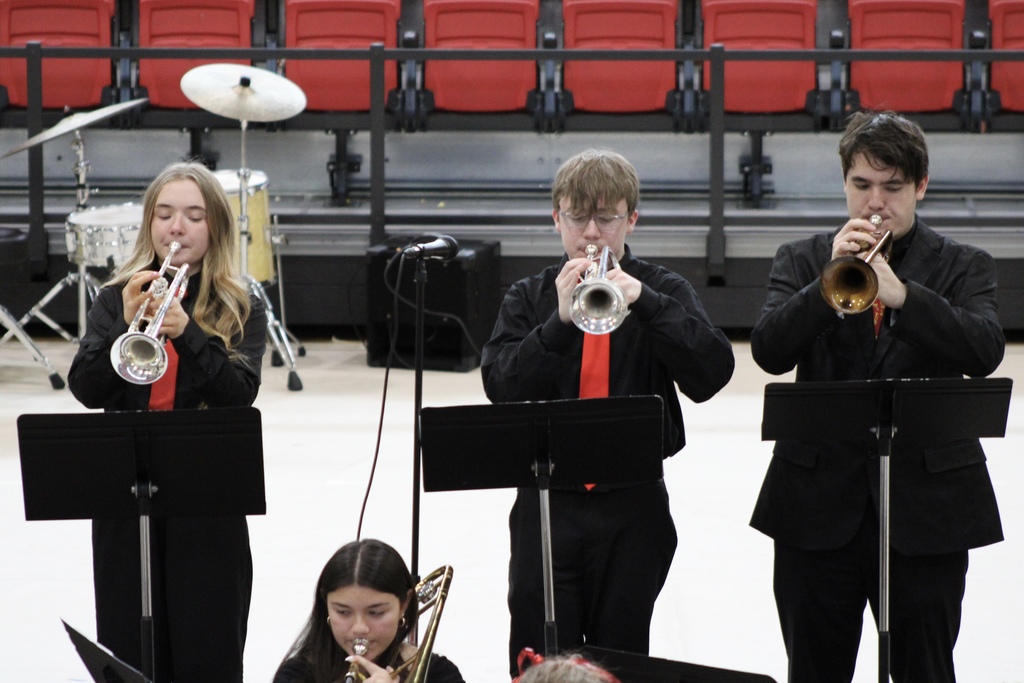 CHS Jazz 2 trumpet players at contest in December