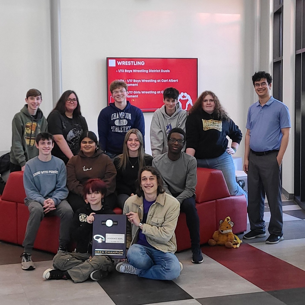 academic team with trophy