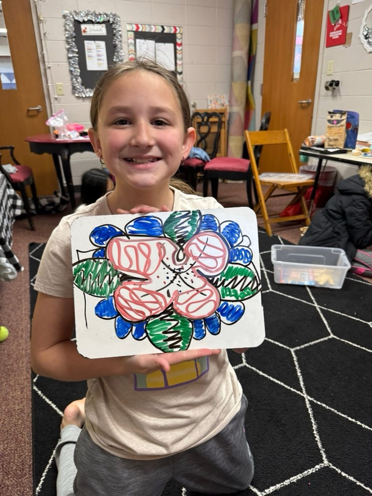 student playing with manipulatives 