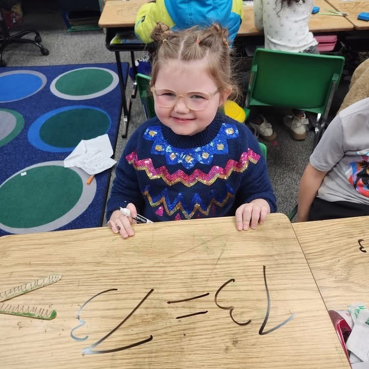 students learning about greater than, equal to, or less than 