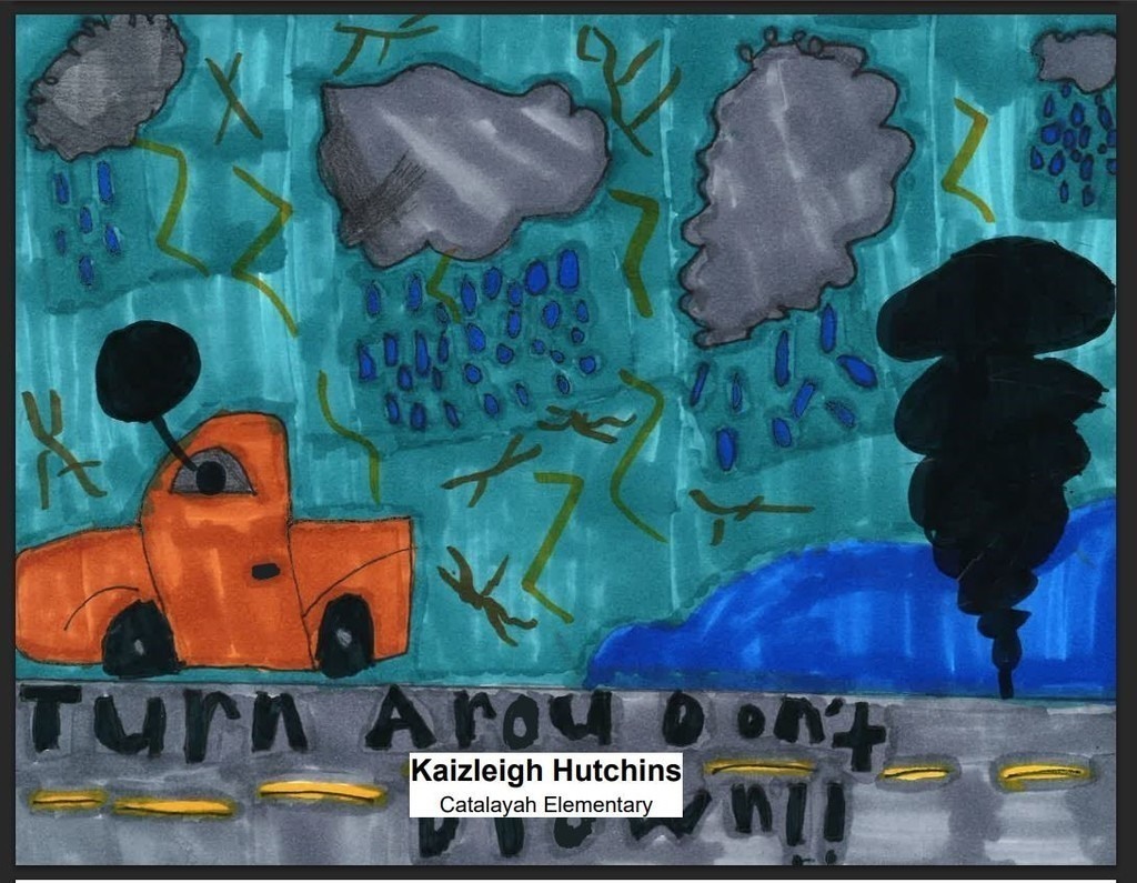 Kaizleigh Hutchins winning art work