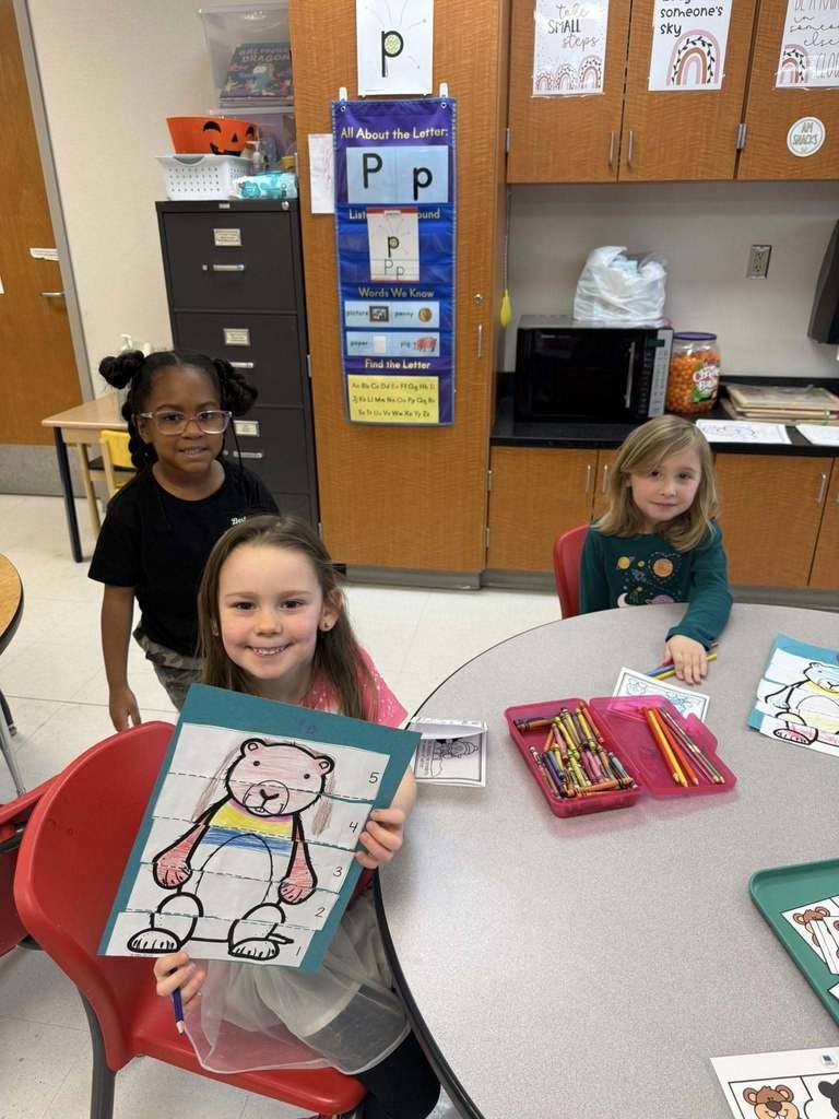 Elementary students groundhog day predictions.