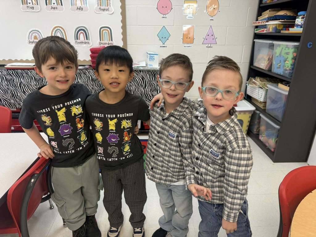 Elementary students groundhog day predictions.