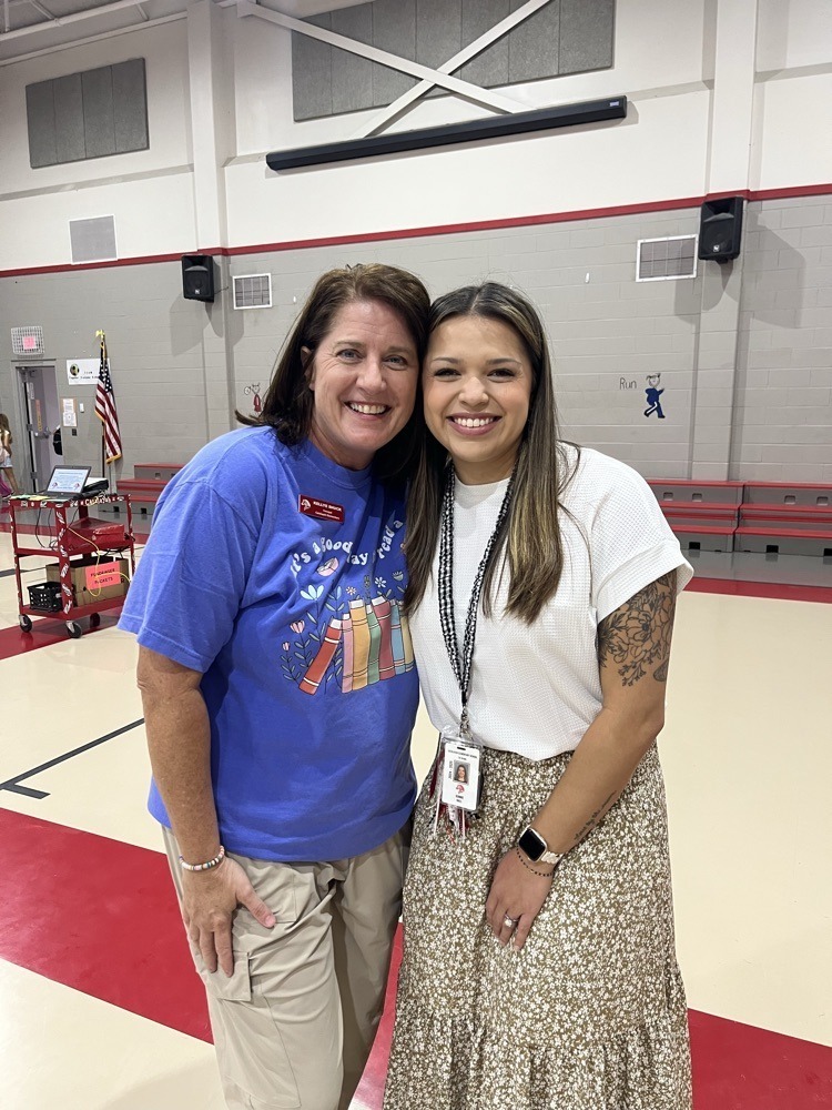 Mrs. Shuck and Mrs. Hall in the present. 