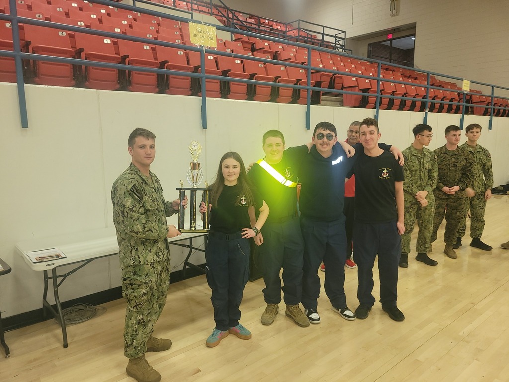 High school J.R.O.T.C. wins First place at drone competition.