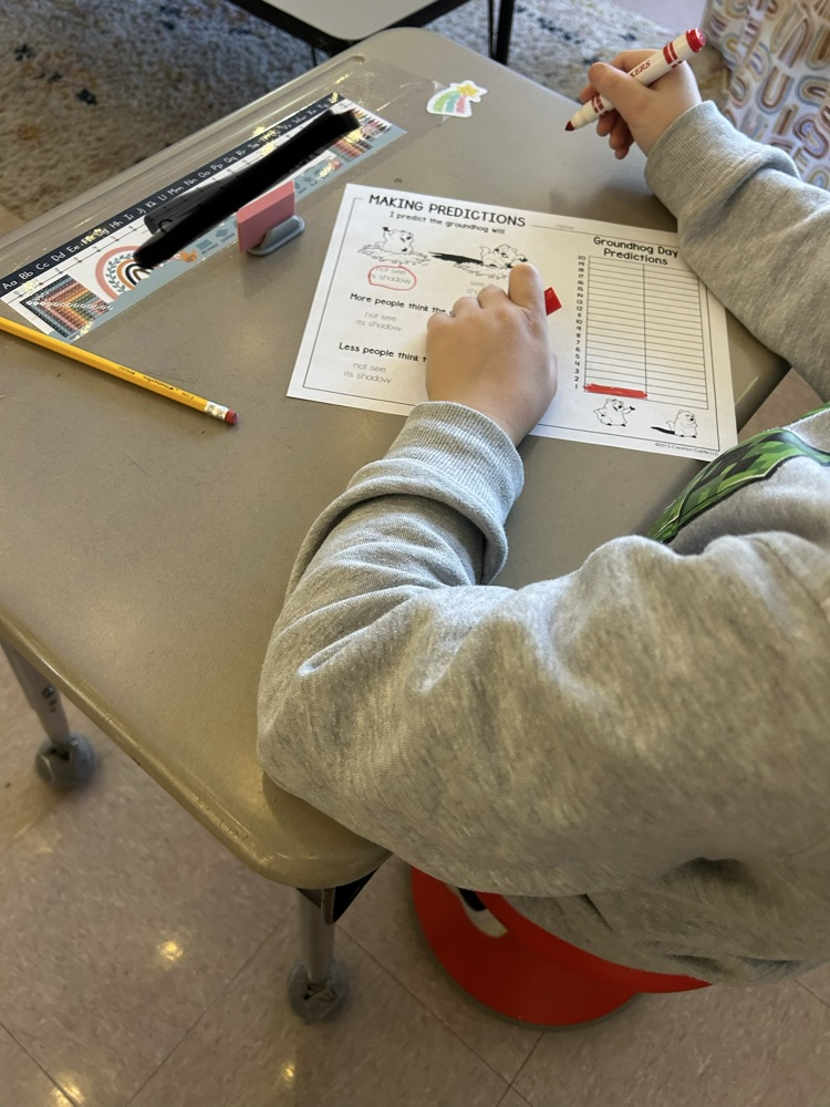 student making prediction