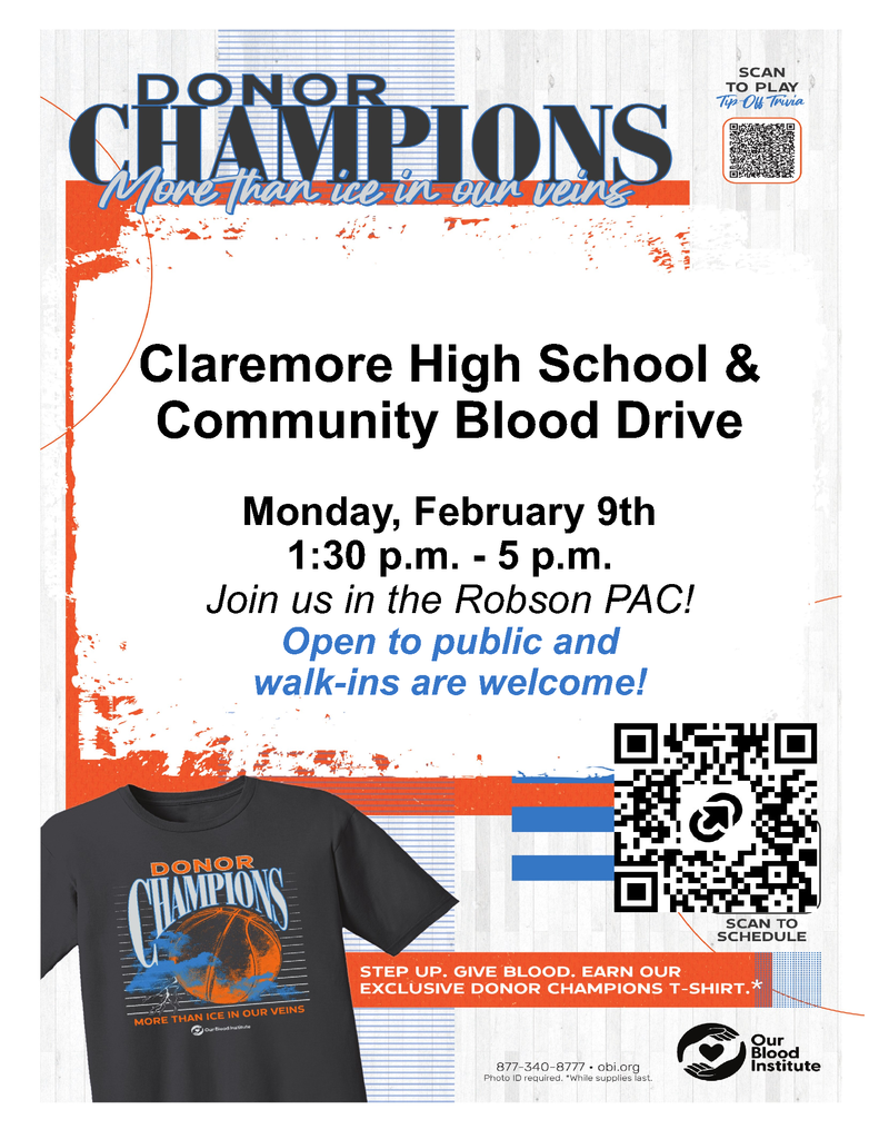 tshirt with the info on the post and a QR code