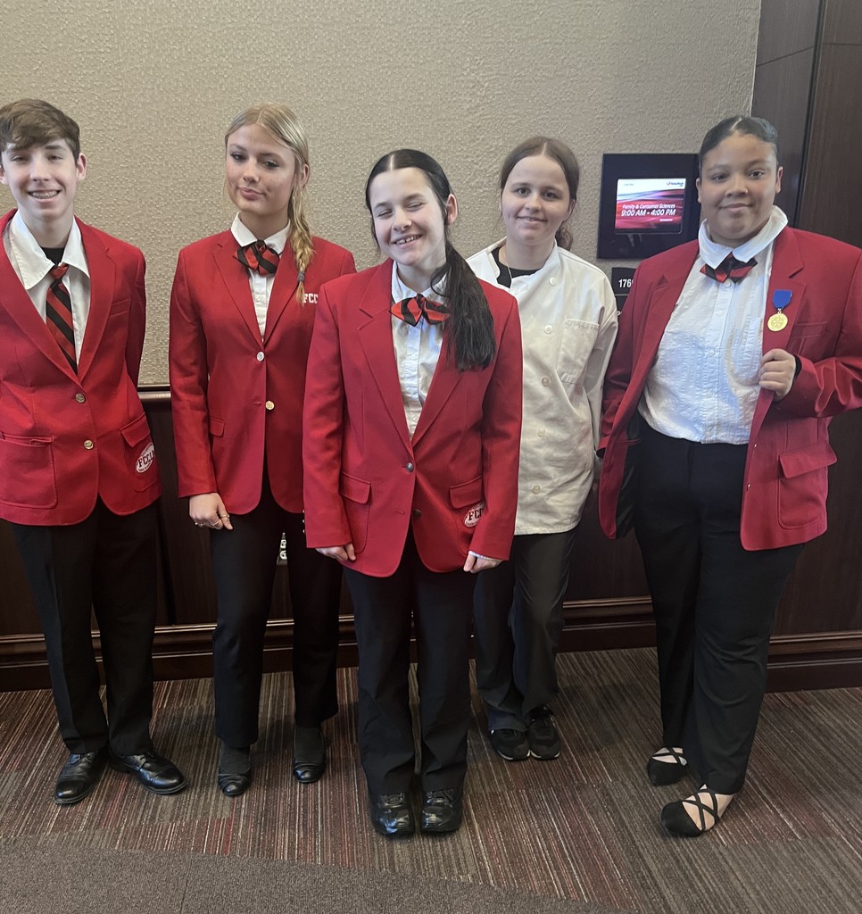 All of our competitors did a fantastic job at FCCLA Region STAR Events on February 5th! 🎉  Top Placements:  Keylei Hall – 1st Place, Child Care Teacher Aide  Ryan Lile – 3rd Place, New Member Facts  Also representing us with outstanding performances:  Bailey Adamson & Tristin Livingston – Repurpose & Redesign  Emma Warren – Cake Decorating  We are so proud of every student who competed and represented our program so well!