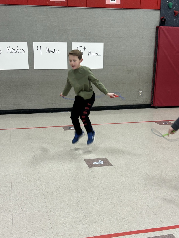 student jumping rope 