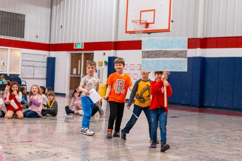 students doing their own olympics