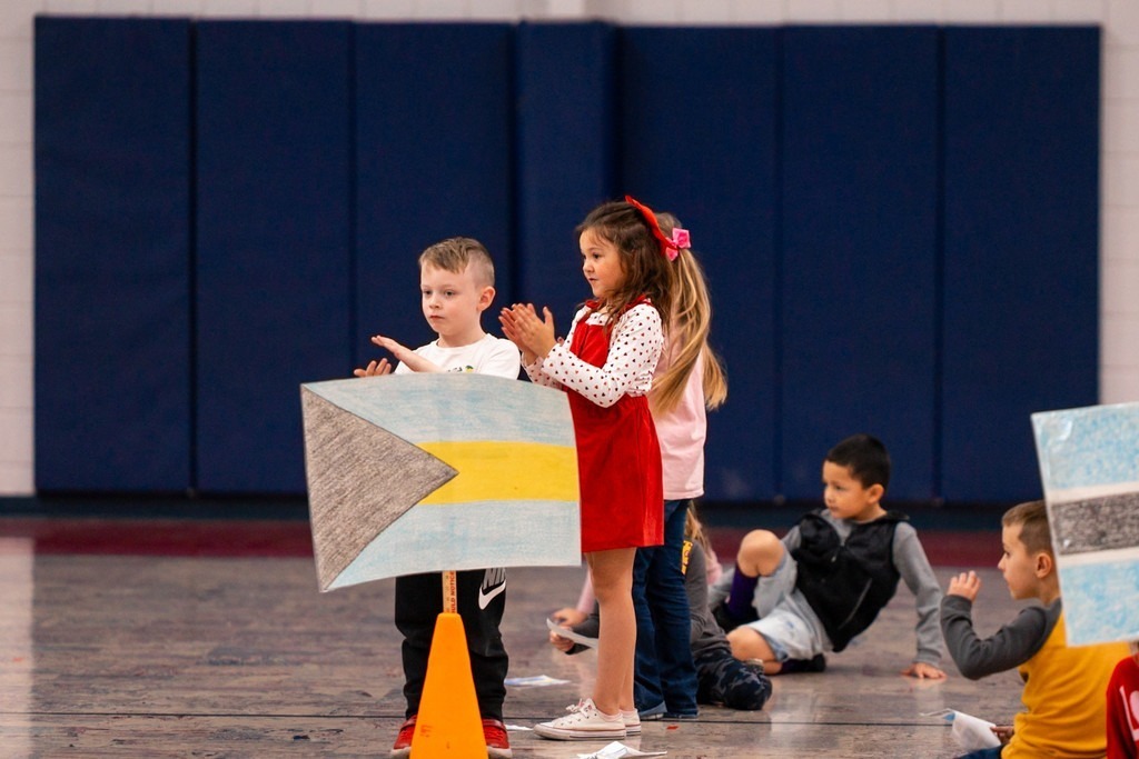 students doing their own olympics