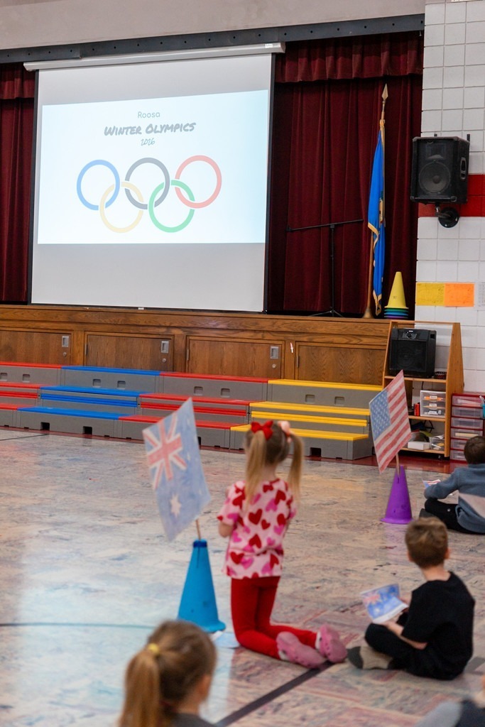 students doing their own olympics
