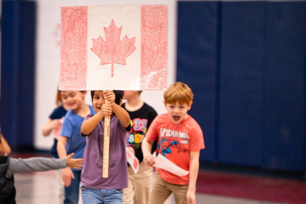 students doing their own olympics