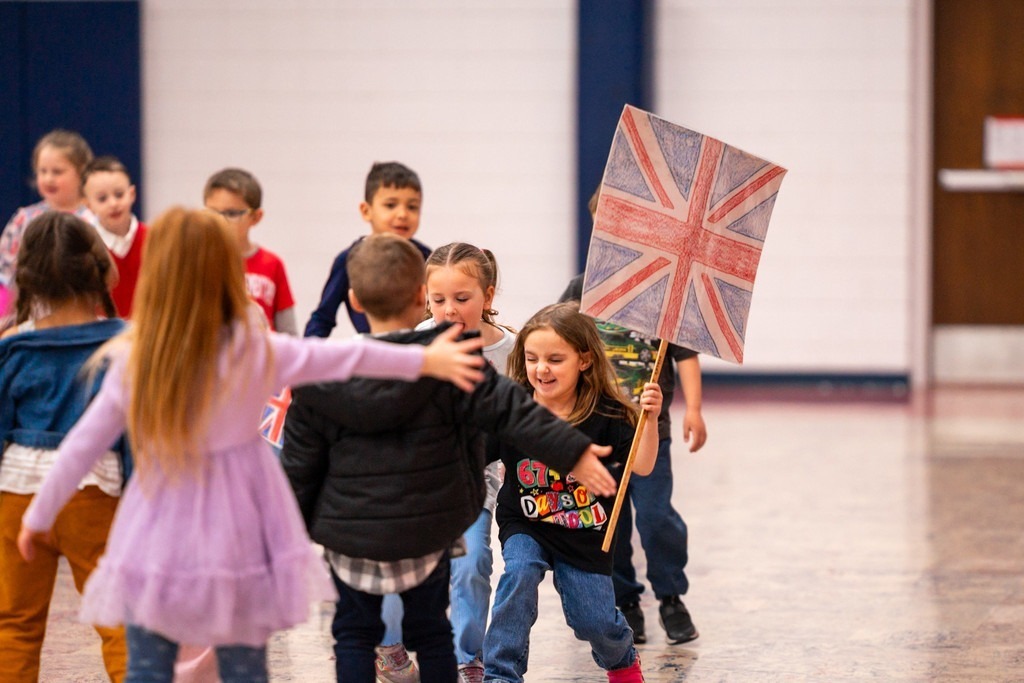 students doing their own olympics