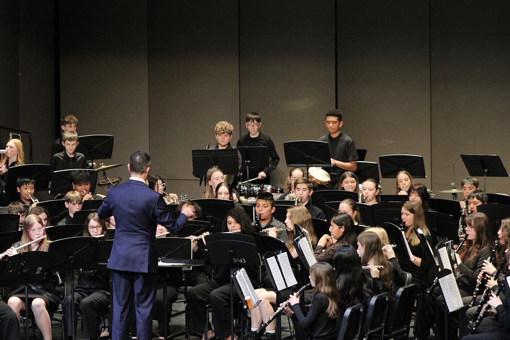 WRJH Students in the 7th grade GCBDA Honor Band