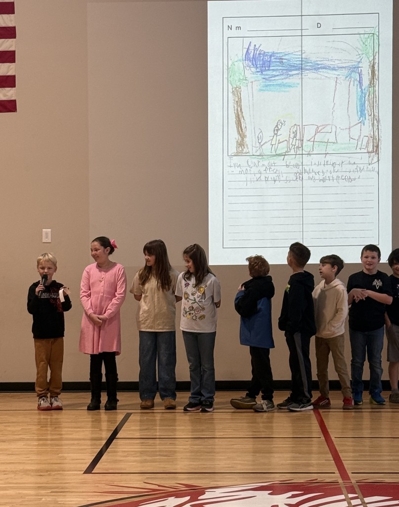 Mrs. Millsap and class presenting rise and shine