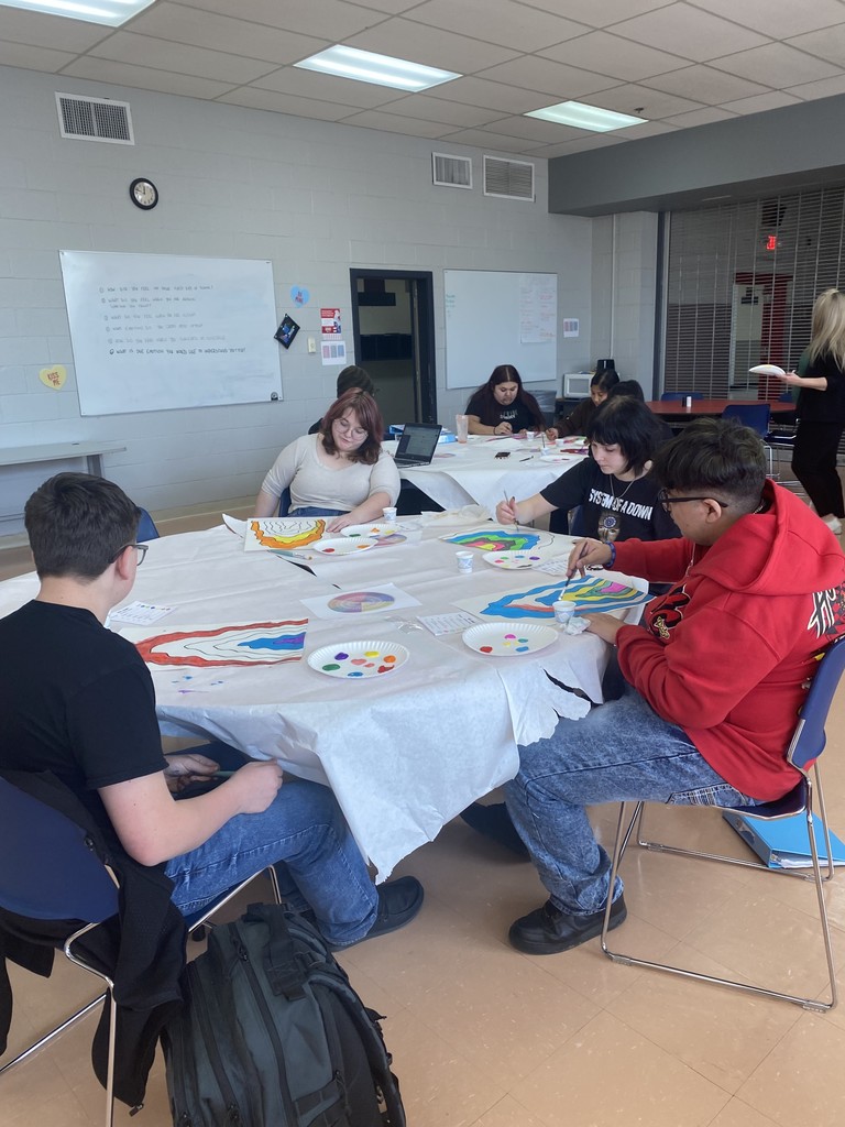 🎨🦓 During Zebra Connect time, CHOICES students worked on their “Emotions in Color” art project, using different colors and designs to represent how they’re feeling.  This creative time allowed students to express their emotions in a healthy way, reflect, and decompress. We love seeing art used as a positive outlet for self-expression and well-being!