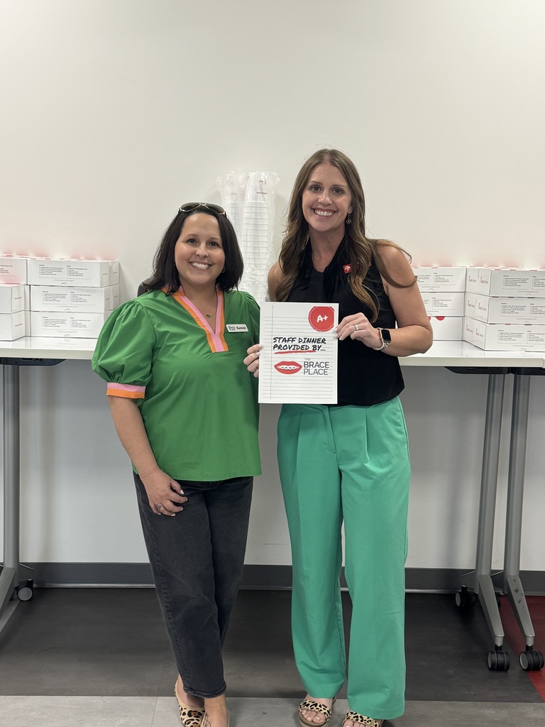 A huge thank you to The Brace Place for feeding our staff dinner a few weeks ago before Parent-Teacher Conferences!  Our team was well-fed and ready to tackle the evening — just like our students tackle their braces! 😄🦷  We truly appreciate your support!