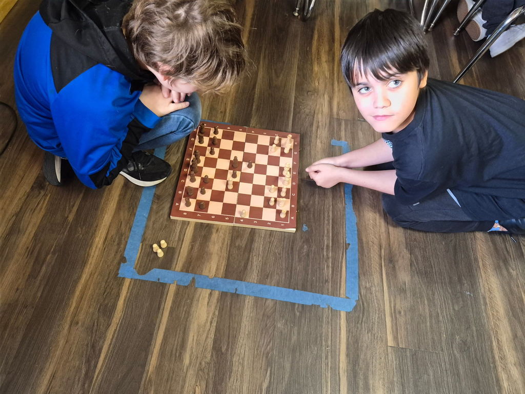 students playing chess