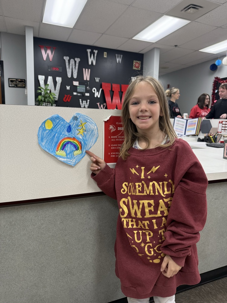 ms Cummings students showing office staff love