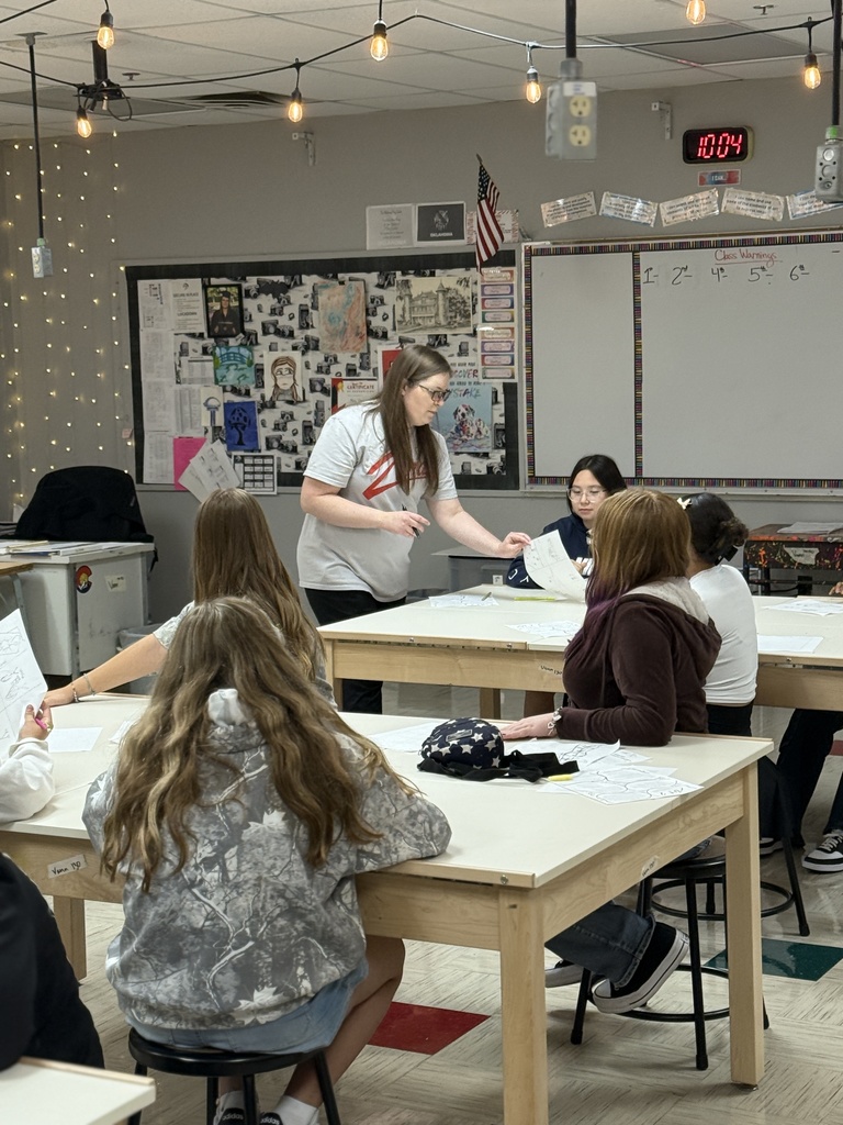 WRJH Art learning new and exciting things in class