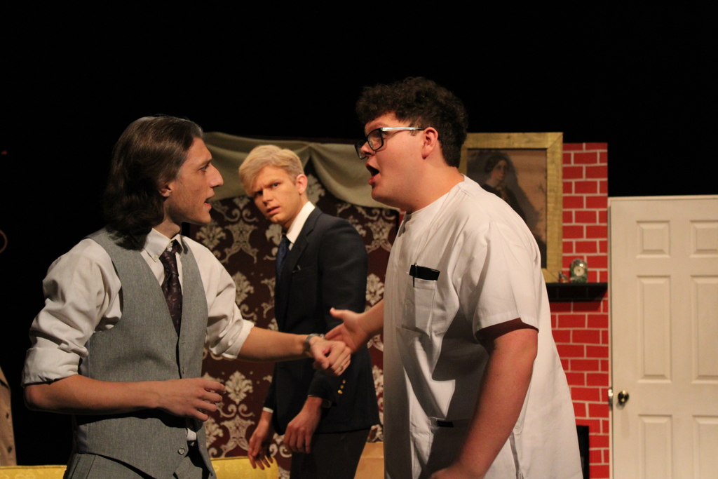 Students in the CHS production of Harvey