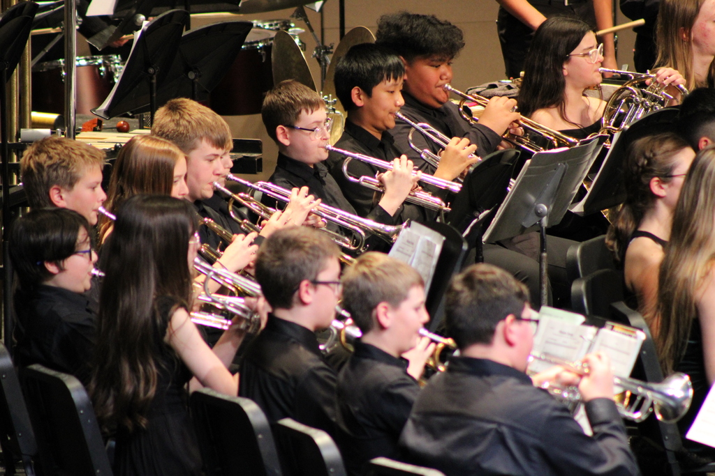 WRJH Students in the GCBDA Honor Band