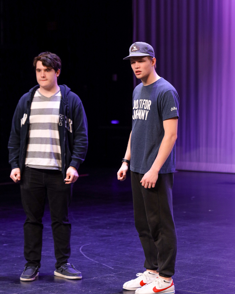 Footloose rehearsals.