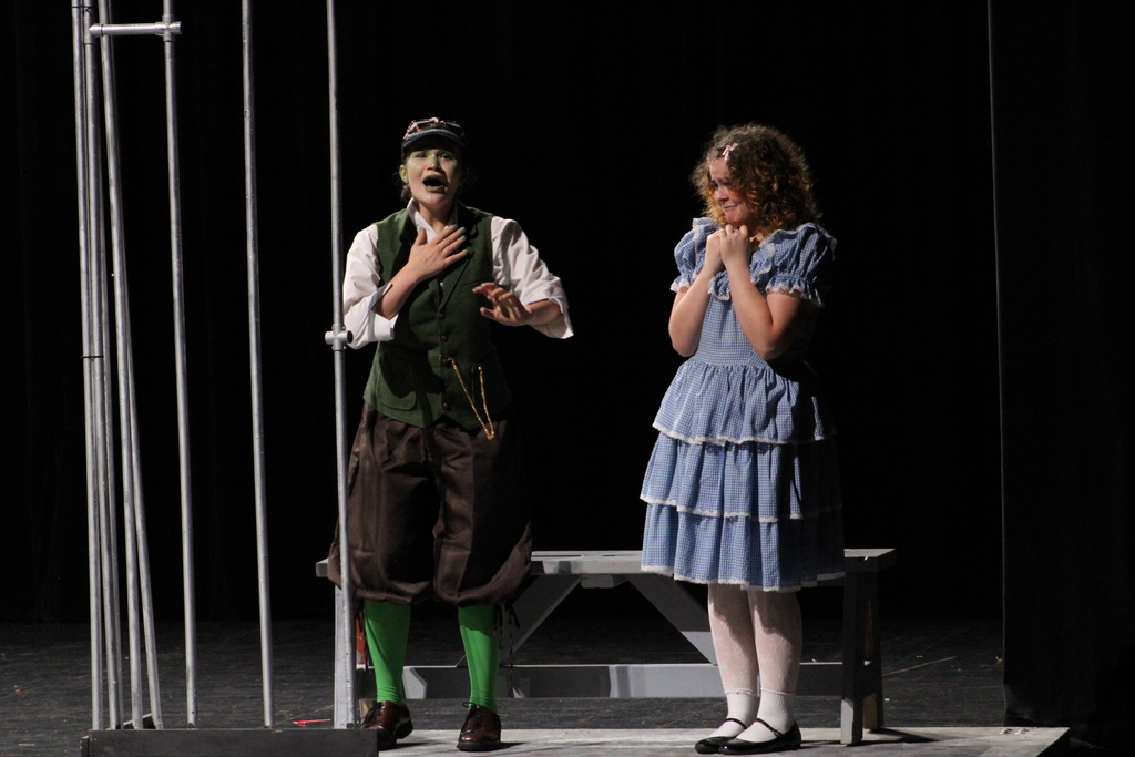 Students in the Wind in the Willows play at CHS