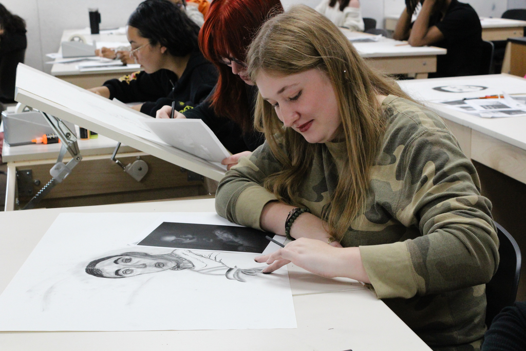 High School Art Class