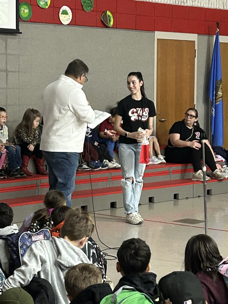 ms verges receiving award