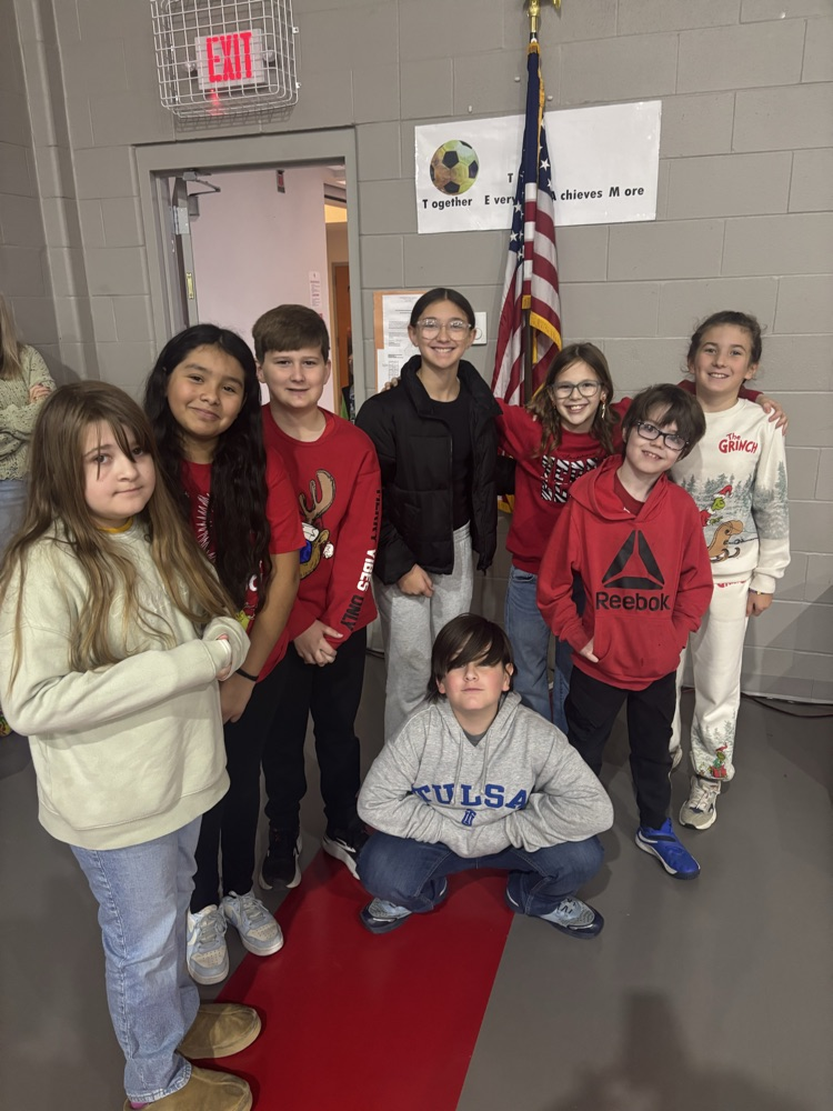 Catalayah students ready to perform at Rise and Shine for their school