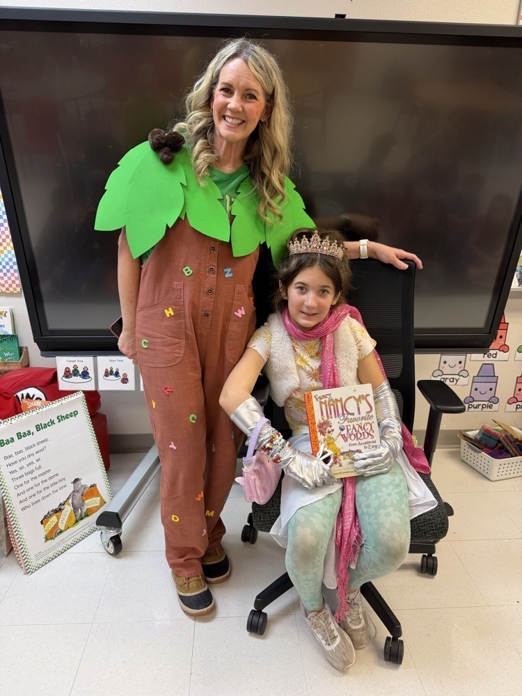 students and teachers dressed up 