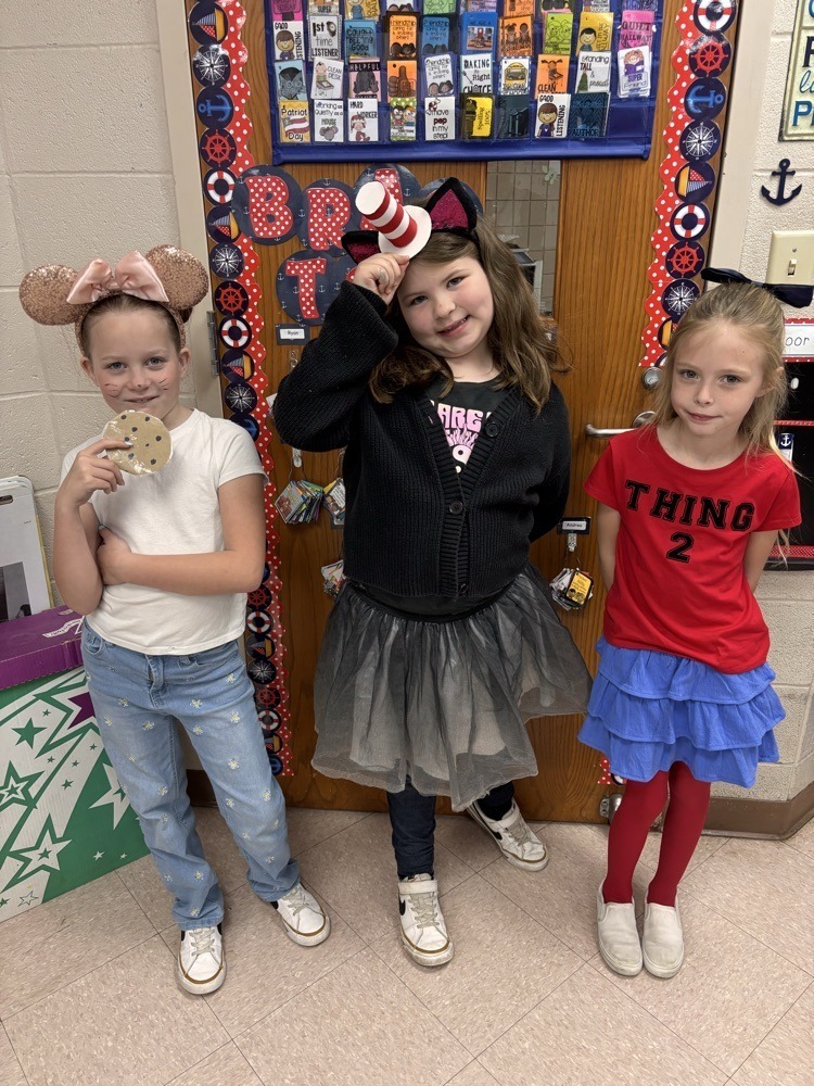 students and teachers dressed up 