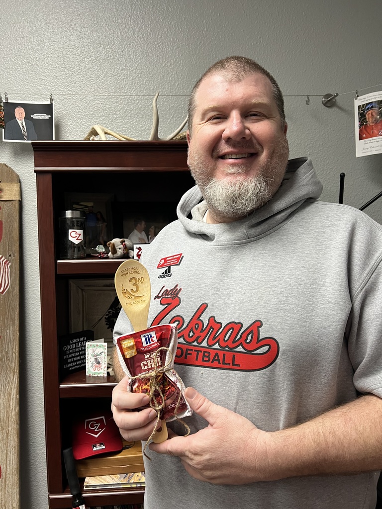 🌶️ Claremore High School National Chili Day Cook-Off! 🌶️  Claremore High School staff brought the heat for National Chili Day back in February with our Chili Cook-Off! Staff members had the chance to sample a variety of delicious chili recipes—ranging from mild and comforting to bold and spicy, with plenty of flavors in between. Everyone enjoyed tasting and voting for their favorites.  Congratulations to our winners: 🥇 1st Place: Mrs. Parks 🥈 2nd Place: Mr. Douthitt 🥉 3rd Place: Mr. Short  Thank you to everyone who participated and helped make this a fun event for our staff. It was a great way to bring everyone together and celebrate some amazing cooking talent at CHS!