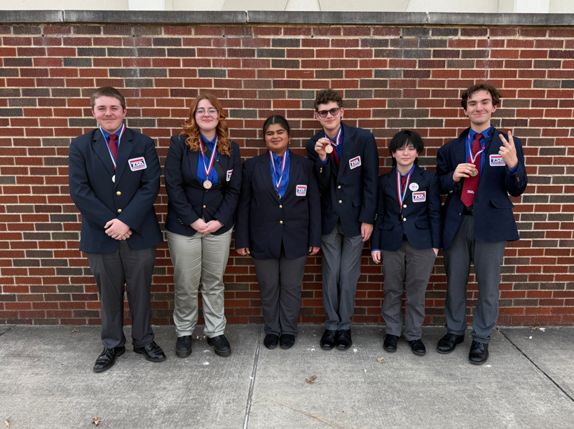 💻🏆 Claremore High School TSA Regional Results! 🏆💻  Our Technology Student Association (TSA) students had a great showing at the Regional competition!  👏 Chapter Team earned both 1st Place and 2nd Place—an incredible accomplishment that shows the strength of our program.  🎤 Ellis Fears also did an outstanding job, earning 3rd Place in Extemporaneous Speech!  We are so proud of our students and their hard work and dedication. Congratulations on a great regional competition!