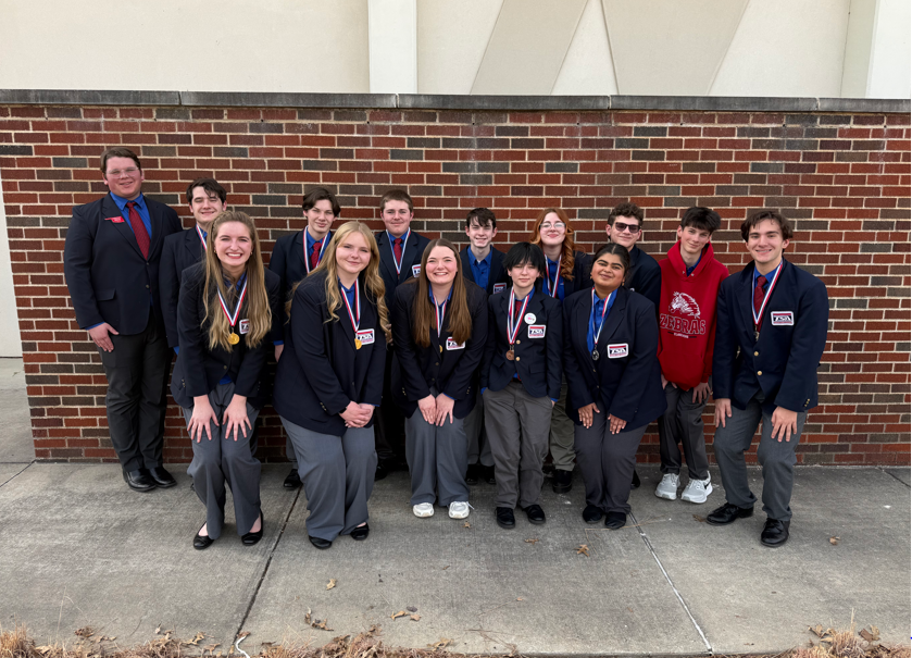 💻🏆 Claremore High School TSA Regional Results! 🏆💻  Our Technology Student Association (TSA) students had a great showing at the Regional competition!  👏 Chapter Team earned both 1st Place and 2nd Place—an incredible accomplishment that shows the strength of our program.  🎤 Ellis Fears also did an outstanding job, earning 3rd Place in Extemporaneous Speech!  We are so proud of our students and their hard work and dedication. Congratulations on a great regional competition!
