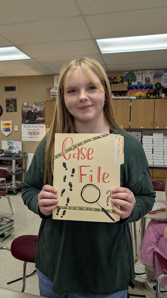 AP Literature turned into a crime lab during their poetry unit! After a close reading of diction and tone in Porphyria's Lover by Robert Browning, students drafted formal charge statements, gathered textual evidence, and delivered verdicts on the reliability of the speaker in this chilling Victorian dramatic monologue.Through collaborative analysis, sharp critical thinking, and a little creative prosecution and defense work, students proved that literary interpretation can feel like investigative journalism.