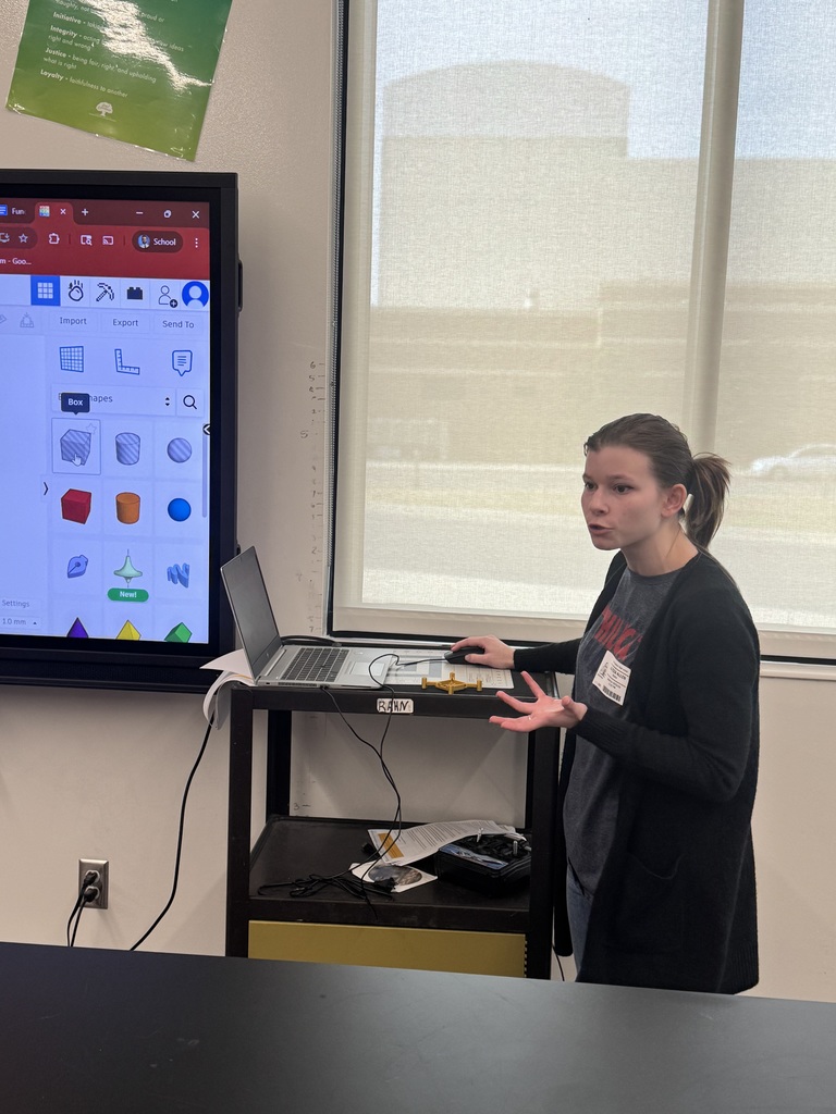 A few weeks ago, students from Rogers State University visited our CHS Aeronautics team to teach them how to use Tinkercad to model and design their own drone parts. Our students then took those designs, 3D printed them, and fitted them to a drone in preparation for the AeroGames competition.  We’re proud to say that CHS not only built a drone from their designs—but also took FIRST PLACE! 🥇🚁  Congratulations to our talented aeronautics students for their hard work, creativity, and teamwork!
