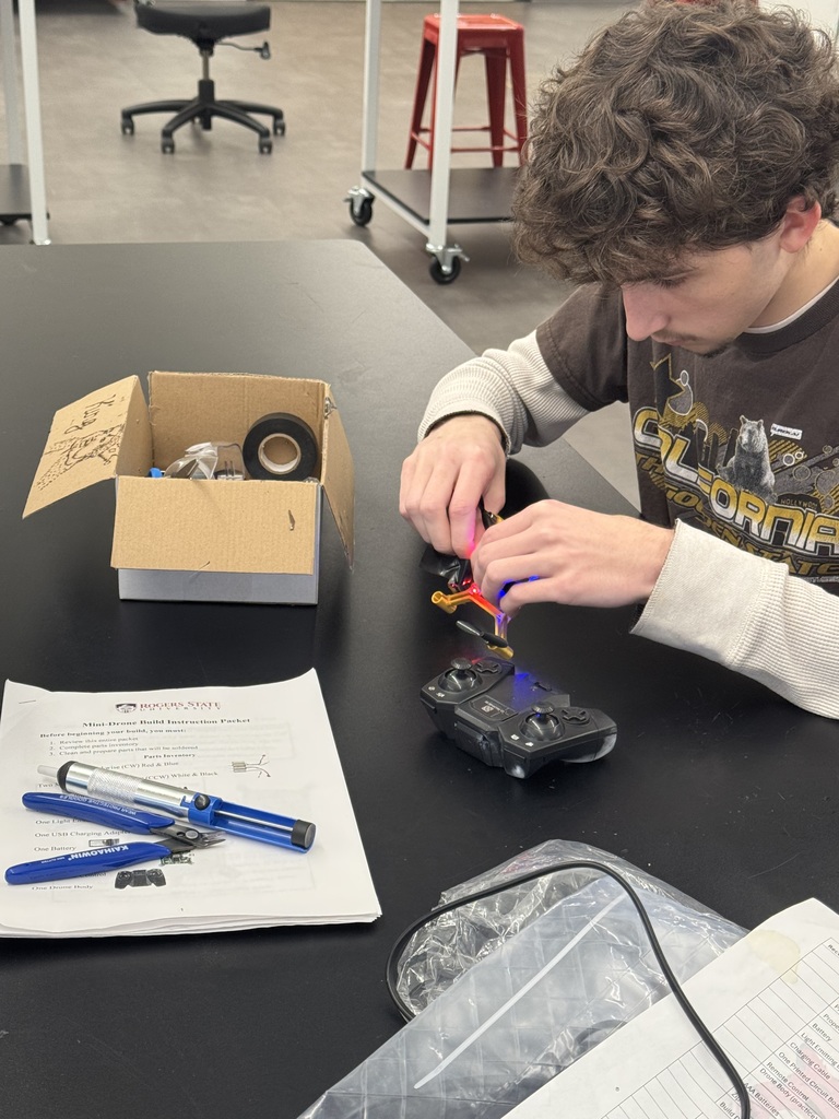 A few weeks ago, students from Rogers State University visited our CHS Aeronautics team to teach them how to use Tinkercad to model and design their own drone parts. Our students then took those designs, 3D printed them, and fitted them to a drone in preparation for the AeroGames competition.  We’re proud to say that CHS not only built a drone from their designs—but also took FIRST PLACE! 🥇🚁  Congratulations to our talented aeronautics students for their hard work, creativity, and teamwork!