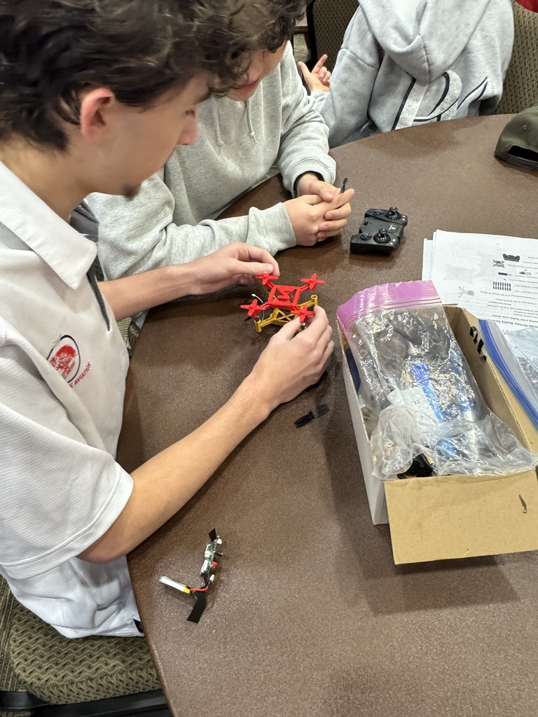 A few weeks ago, students from Rogers State University visited our CHS Aeronautics team to teach them how to use Tinkercad to model and design their own drone parts. Our students then took those designs, 3D printed them, and fitted them to a drone in preparation for the AeroGames competition.  We’re proud to say that CHS not only built a drone from their designs—but also took FIRST PLACE! 🥇🚁  Congratulations to our talented aeronautics students for their hard work, creativity, and teamwork!
