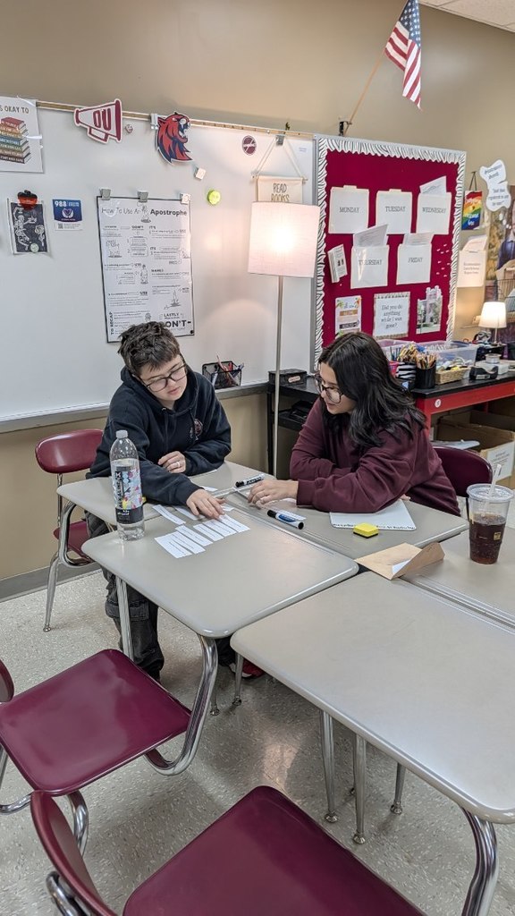 English IV students put their literary skills to the test with Puzzle Poetry. Using context clues and their knowledge of syntax rules, imagery, sonnet structure, and  punctuation, students worked to unscramble Percy Bysshe Shelley’s Romantic-era poem Ozymandias. Without the use of technology and using only their brain power, it was a race to see who could reconstruct the poem correctly first. Students demonstrated that poetry doesn't have to be boring, and it can be made up of equal parts analysis, logic, and teamwork. Critical thinking in action!